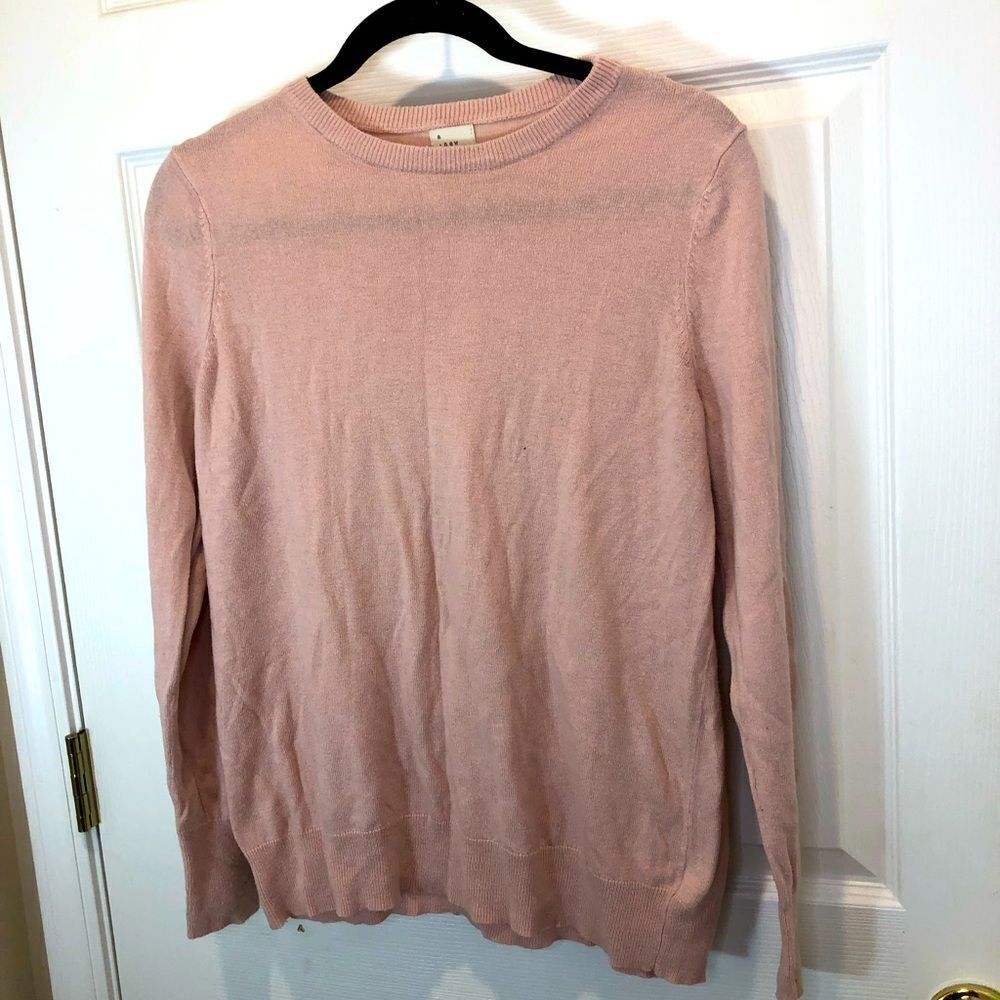 A New Day pink long sleeve sweater size large